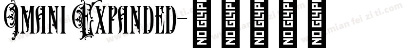 Imani Expanded字体转换
